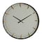 CosmoLiving by Cosmopolitan White Glass Contemporary Wall Clock, 20" x 20" x 2"